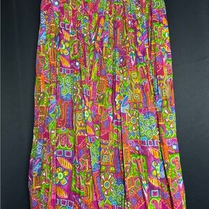Colorful Patterned Women's Skirt